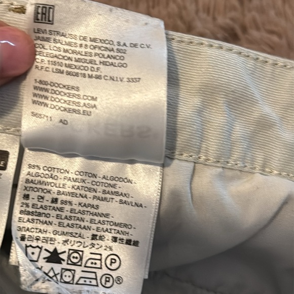 Dockers khaki men’s shorts waist 32 tan dress shorts W32 - Picture 4 of 6